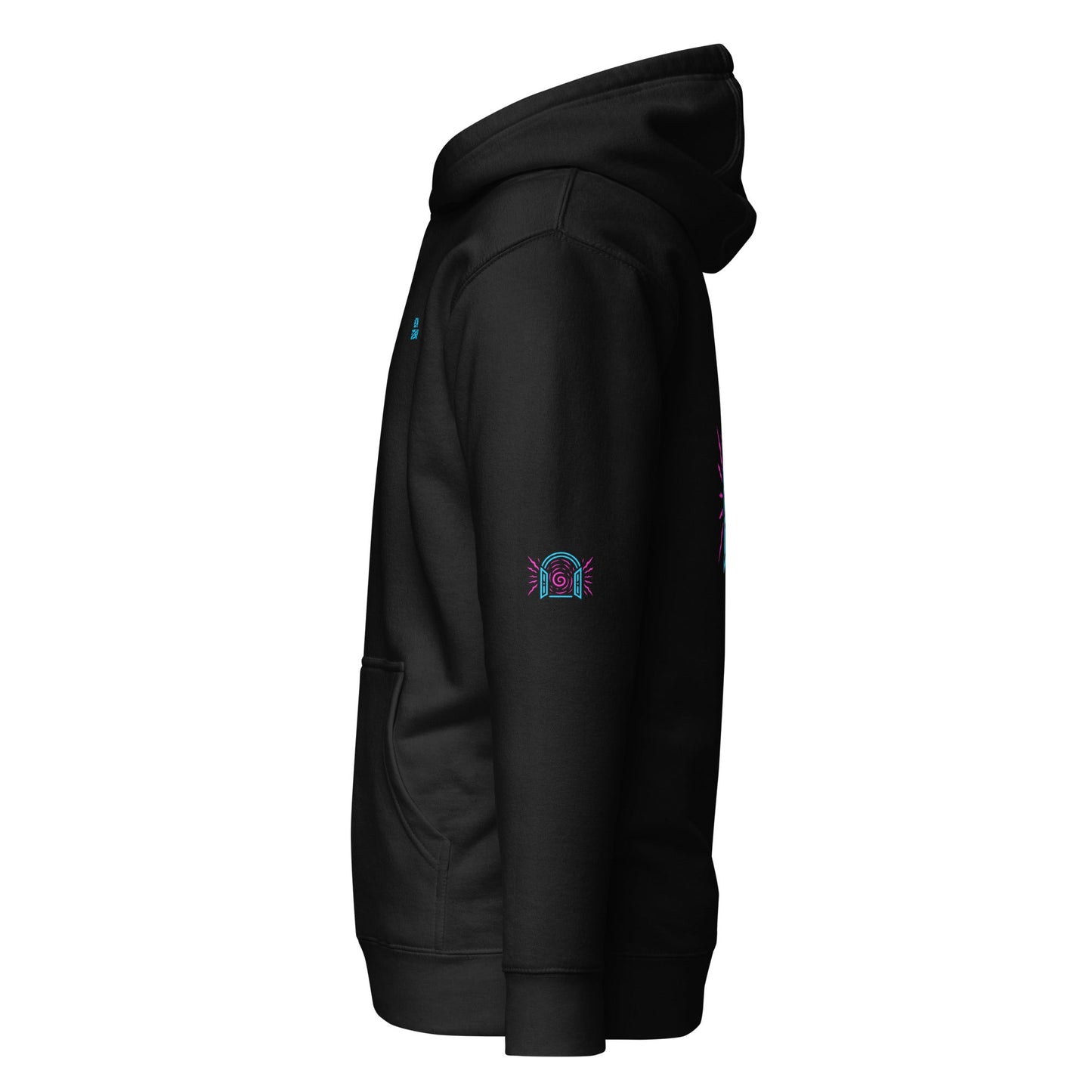 Neon gateway portal hoodie